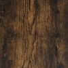 vidaXL Table de chevet murale ch&ecirc;ne fum&eacute; 45x26x28,5 cm