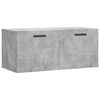 vidaXL Armoire murale gris b&eacute;ton 80x36,5x35 cm bois d'ing&eacute;nierie