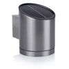 Smartwares Lampe murale solaire avec capteur 0,5 W Argent&eacute; GWS-004-DS