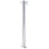 vidaXL Colonne &agrave; eau de jardin 80 cm acier inoxydable rond