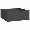 vidaXL Jardini&egrave;re noir 100x100x40 cm acier