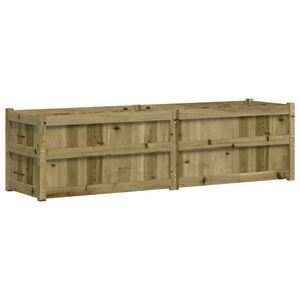 vidaXL Jardini&egrave;re 180x50x50 cm bois de pin impr&eacute;gn&eacute;