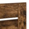 vidaXL Lit de Rangement Ch&ecirc;ne fum&eacute; 100 x 200 cm Bois d'ing&eacute;nierie