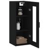 vidaXL Armoire murale noir 34,5x34x90 cm