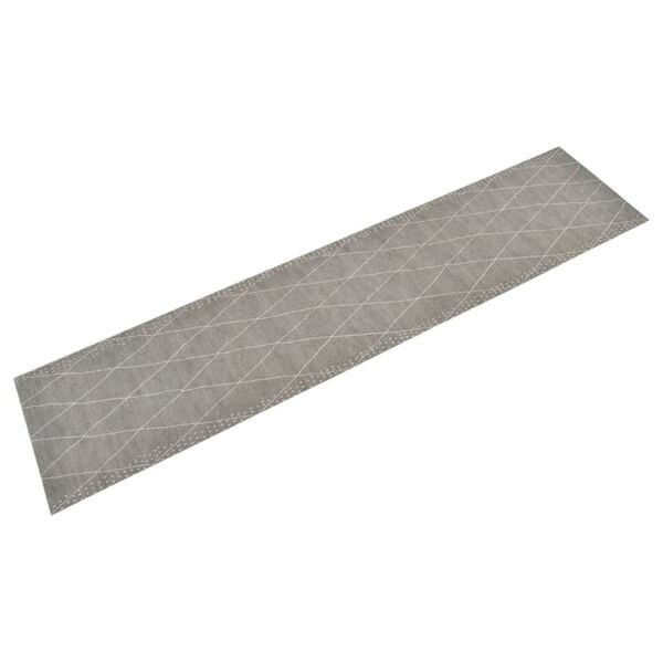 vidaXL Tapis de cuisine lavable impression losange 60x300 cm velours