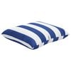 vidaXL Coussins décoratifs lot de 4 Rayures bleues et blanches 50x50cm