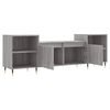 vidaXL Meuble TV Sonoma gris 160x35x55 cm Bois d'ing&eacute;nierie