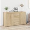 vidaXL Buffet Ch&ecirc;ne Sonoma 120 x 36 x 69 cm Bois d'ing&eacute;nierie