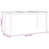 vidaXL Ensemble &agrave; manger de jardin 5pcs Bois de teck massif