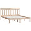 vidaXL Cadre de lit sans matelas bois massif 120x200 cm
