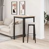vidaXL Table de bar Naturel 70 x 70 x 105 cm Bois de pin massif
