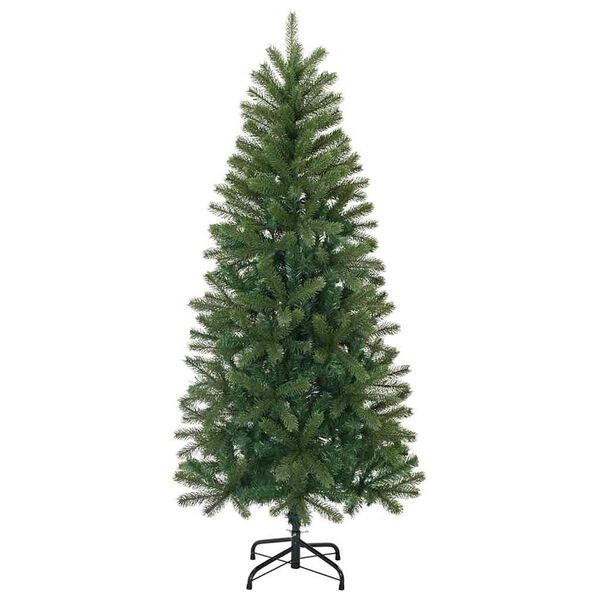 vidaXL Sapin de No&euml;l artificiel avec 150 LED Vert 150 cm PE et PVC