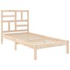 vidaXL Cadre de lit sans matelas bois massif 75x190 cm