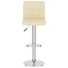 vidaXL Tabouret de bar Crème Tissu