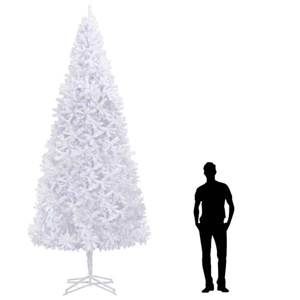 vidaXL Sapin de No&euml;l artificiel 400 cm Blanc