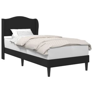 vidaXL Cadre de lit avec t&ecirc;te de lit Noir 80 x 200 cm Simili cuir