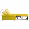 vidaXL Canap&eacute;-Lit Jaune 194 x 67 x 82 cm Velours