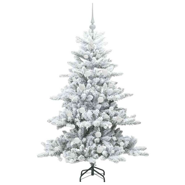vidaXL Sapin de No&euml;l Artificiel &agrave; Branches Articul&eacute;es Blanc 150 cm