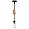 vidaXL Lampe suspendue avec fil recouvert de corde E27