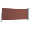 vidaXL Auvent latéral rétractable de patio 100x300 cm Marron