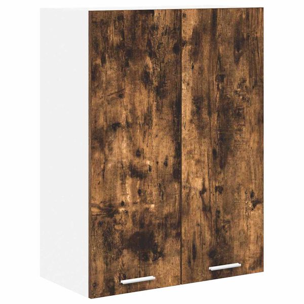 vidaXL Armoire suspendue Ch&ecirc;ne fum&eacute; 60 x 31 x 80 cm Bois d'ing&eacute;nierie