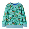 Sweatshirt pour enfants m&eacute;lange vert clair 104