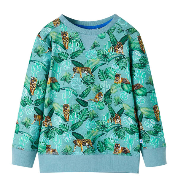 Sweatshirt pour enfants m&eacute;lange vert clair 104
