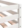 vidaXL Lit superposé sans matelas rose 80x200 cm bois de pin massif