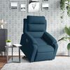 vidaXL Fauteuil inclinable bleu velours