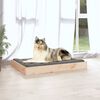 vidaXL Lit pour chien 91,5x64x9 cm Bois de pin solide