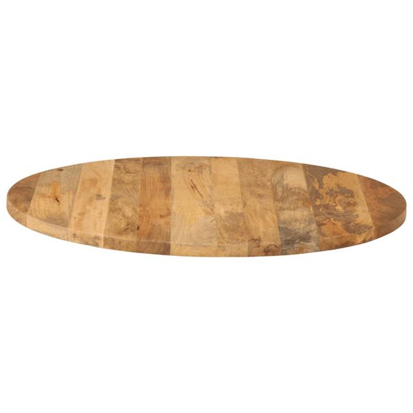 vidaXL Dessus de table &Oslash; 90x2,5 cm rond bois de manguier massif