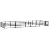 vidaXL Chenil d'ext&eacute;rieur pour chiens Acier 25,4 m&sup2;