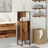 vidaXL Armoire salle de bain vieux bois 33x33x120,5 cm bois ingénierie