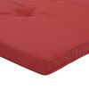 vidaXL Coussins de chaise longue lot de 2 rouge tissu oxford