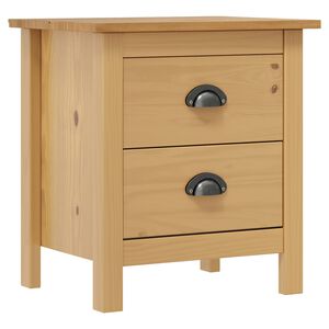 vidaXL Table de chevet Hill 46x35x49,5 cm Bois de pin solide