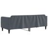 vidaXL Lit de repos gris fonc&eacute; 80x200 cm velours