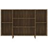 vidaXL Buffet chêne marron 120x30x75 cm bois d'ingénierie