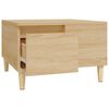 vidaXL Table basse ch&ecirc;ne sonoma 55x55x36,5 cm bois d'ing&eacute;nierie