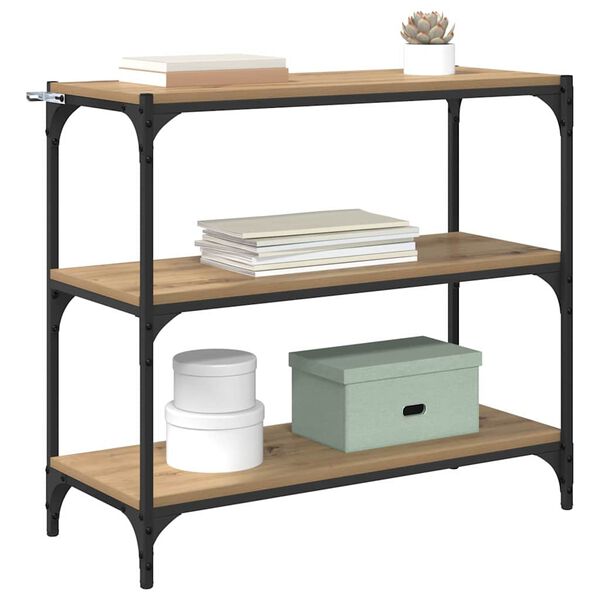 vidaXL Biblioth&egrave;que Ch&ecirc;ne artisanal 80 x 33 x 70,5 cm