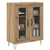 vidaXL Buffet Ch&ecirc;ne artisanal 69,5 x 34 x 90 cm Bois d'ing&eacute;nierie