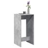 vidaXL Table de bar gris b&eacute;ton 51x50x103,5 cm bois d'ing&eacute;nierie