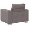 vidaXL Canap&eacute; Taupe 100 x 80 x 82 cm tissu