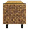 vidaXL Meuble TV Marron 110 x 30 x 30 cm Bois de teck massif