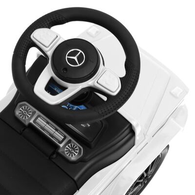 vidaXL Voiture à pédales Mercedes-Benz G63 Blanc