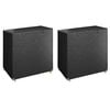 vidaXL Housses de balancelle 2 pcs 8 &oelig;illets 125x90x135/165 cm PE