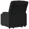 vidaXL Fauteuil inclinable noir tissu