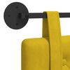 vidaXL T&ecirc;te de lit suspendue Jaune 150 x 55 x 5 cm Velours