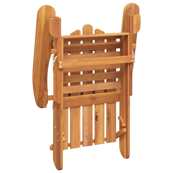 vidaXL Chaises Adirondack de jardin lot de 2 Bois massif d'acacia