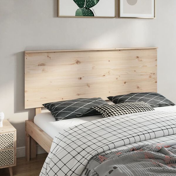 vidaXL T&ecirc;te de lit 164x6x82,5 cm Bois massif de pin