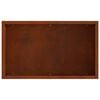 vidaXL Braise Marron 50 x 30 x 40 cm Acier